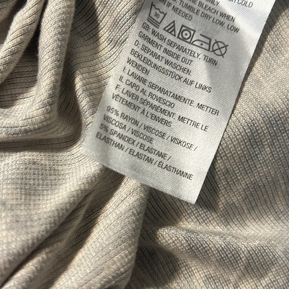 Gili Long Sleeve Lightweight Sweater Dress High Slit L Modest - Picture 5 of 5